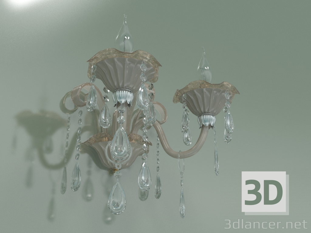 3d model Sconce 124-2 (Strotskis) - preview