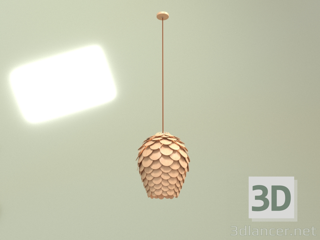 3d модель Підвісний світильник Fir Cone діаметр 40 – превью