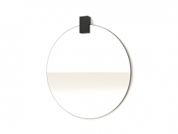 Miroir ZL 04 (d=400, bois noir)