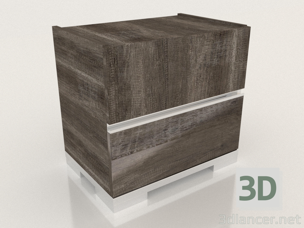 Modelo 3d Mesa de cabeceira Dea (vintage carvalho) - preview