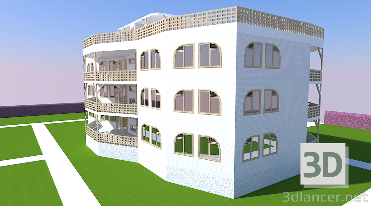 3d model Casa - vista previa