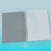 modello 3D Notebook - anteprima