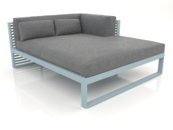 Canapé modulable XL section 2 droite (Bleu gris)