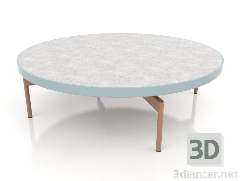 3d model Mesa de centro redonda Ø120 (Azul gris, DEKTON Kreta) - vista previa