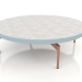 modèle 3D Table basse ronde Ø120 (Bleu gris, DEKTON Kreta) - preview