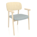 3d model Mild chair with a wooden back - preview