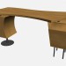 Modelo 3d Mesa escritório Haki scrittoio - preview