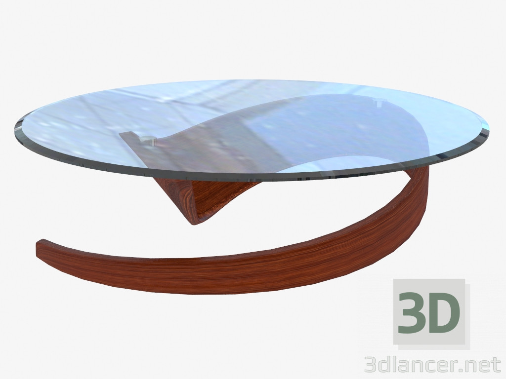 modèle 3D Table basse en style Art Nouveau - preview