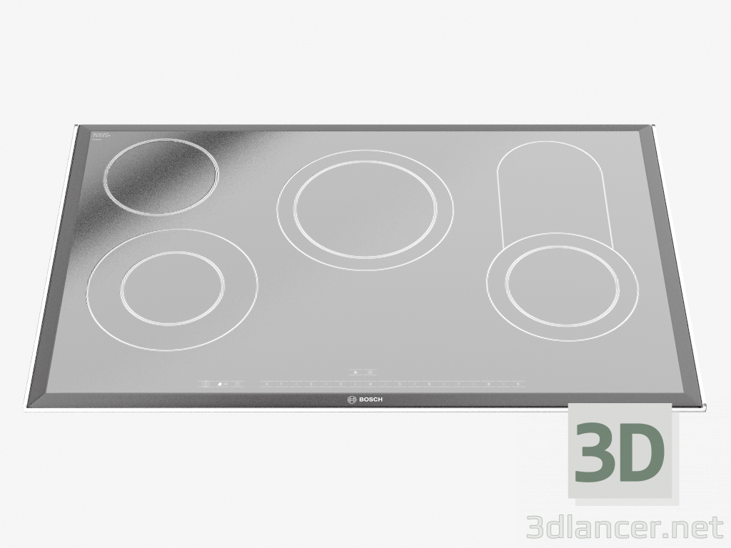 3d model Cocina empotrada de inducción PKC875N14A - vista previa