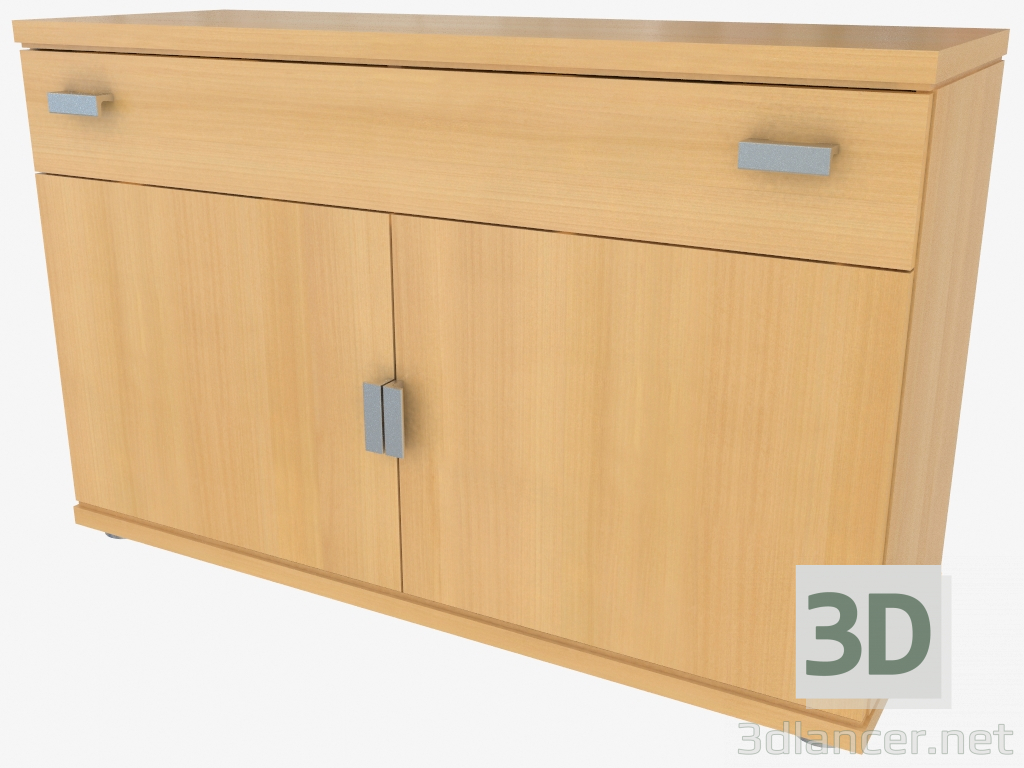 3d model Buffet de dos secciones (490-36) - vista previa