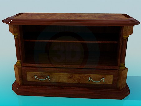 3d model Mueble para televisión - vista previa