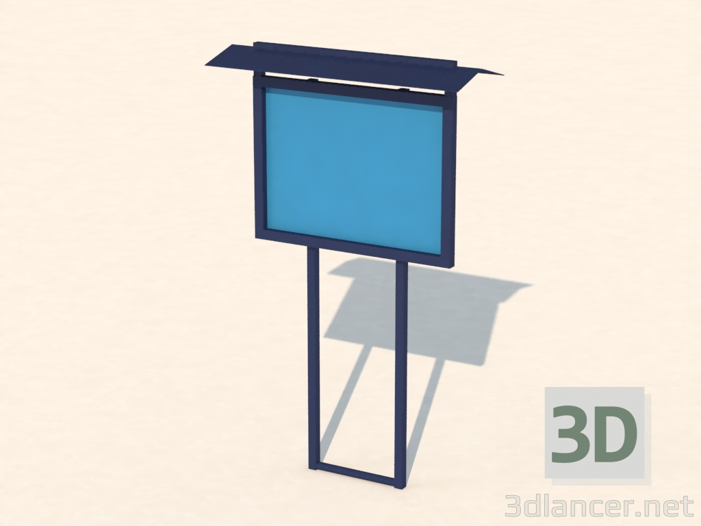 3d model Stand de información (9034) - vista previa