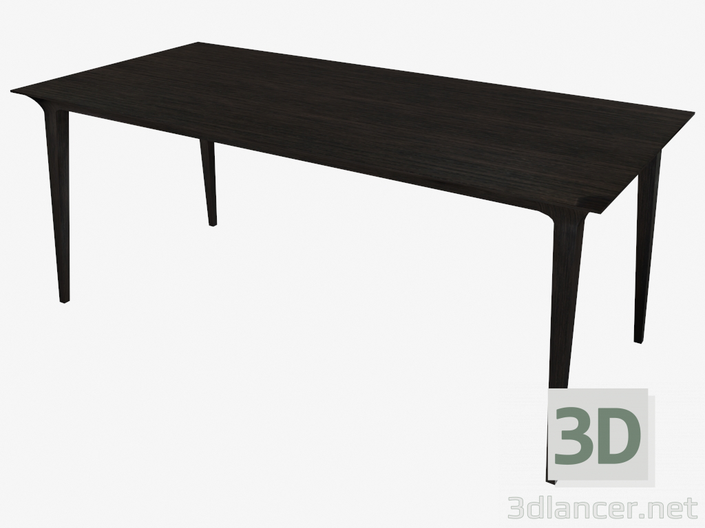 3d model Mesa de comedor (fresno teñido gris 90x180) - vista previa