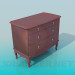 3d model Chest of drawers - preview