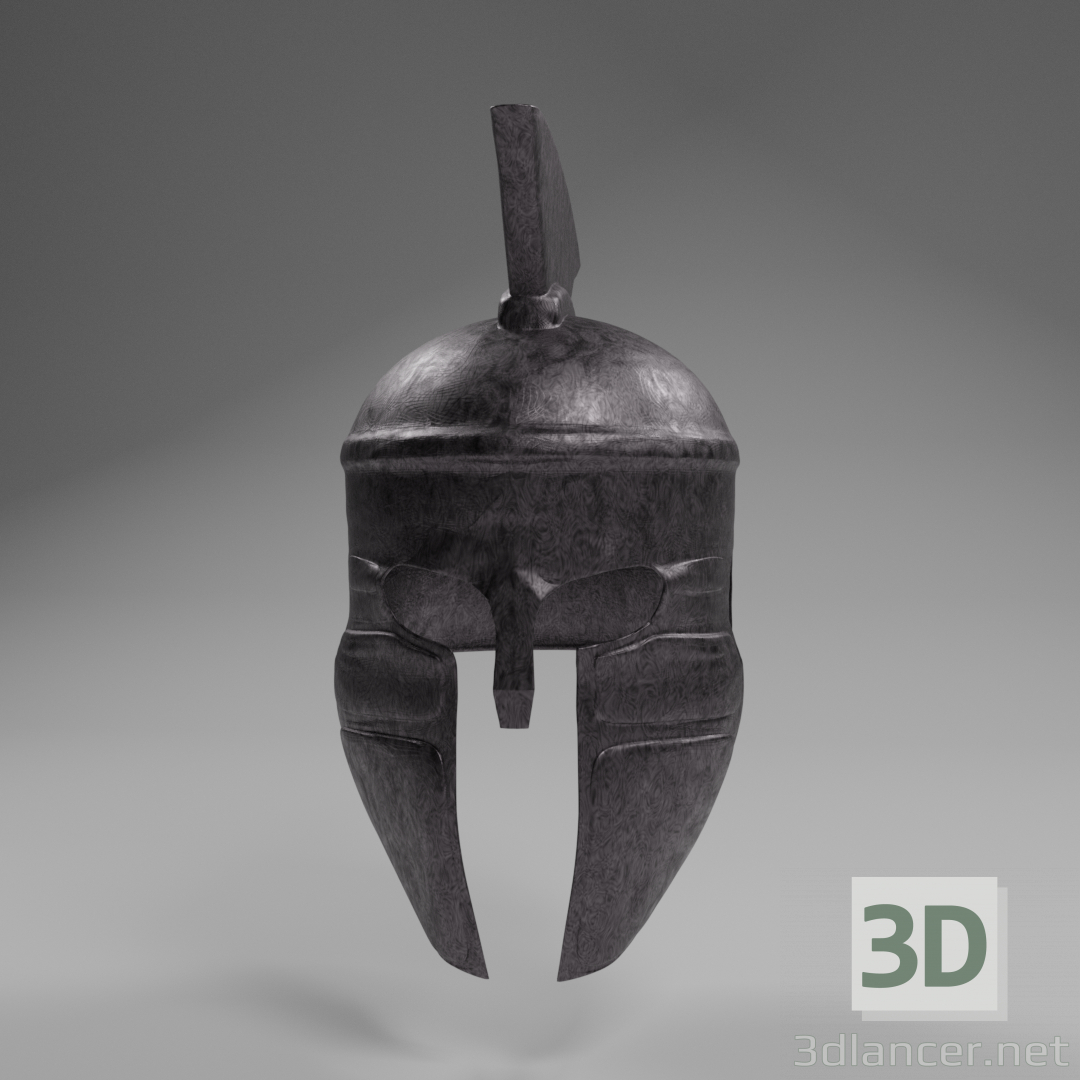 3d Medieval Helmet model buy - render