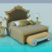 3D Modell Bett - Vorschau