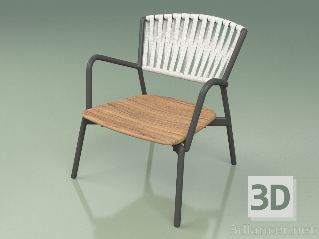 modello 3D Sedia 127 (Cintura Argilla) - anteprima