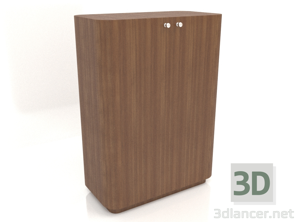 Modelo 3d Armário TM 031 (760x400x1050, madeira marrom claro) - preview