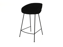 Banqueta alta Feston 76 cm (Preto)