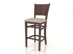 Tabouret de bar Bristol (noyer)