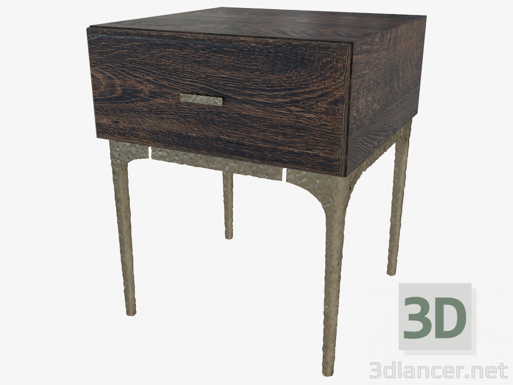 3d модель Тумба прикроватная BAILY BEDSIDE TABLE (701.004-SE) – превью