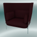 3d model Sillón Cloud (LN5, 90x111 H 120cm, patas cromadas, Sunniva 2666) - vista previa