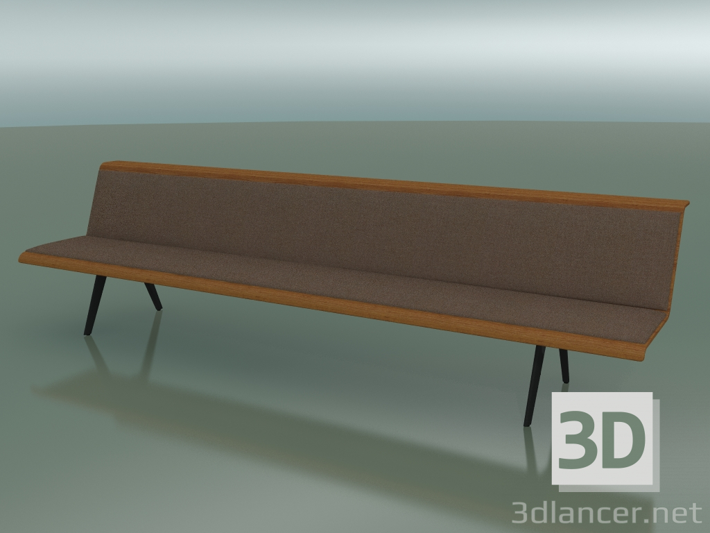 3D Modell Zentralmodul Warten 4503 (L 300 cm, Teak-Effekt) - Vorschau