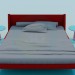 3D Modell Bett - Vorschau