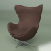 modèle 3D Fauteuil Egg (marron chocolat) - preview