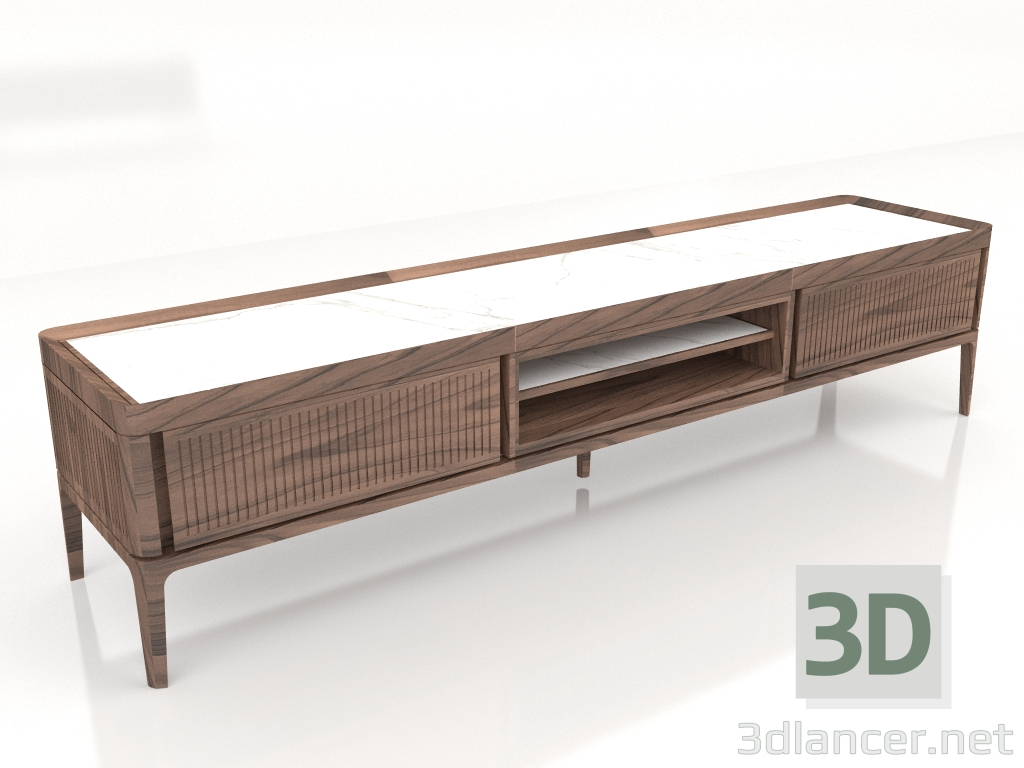 modello 3D Porta TV Full TV 254 - anteprima