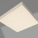 modello 3D Lampada IM-QUADRO-EMERGENCY-3H-S500x500-54W Warm3000 (WH, 120 gradi, 230V) - anteprima