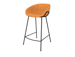 Bar stool Feston 76 cm (Brown)