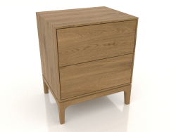 Comodino FARGO 2 cassetti (rovere naturale)