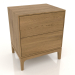 3d model Bedside table FARGO 2 drawers (natural oak) - preview