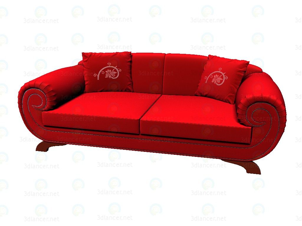 3d model Free sofa - preview