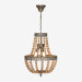 modello 3D Lampadario ACORNS CHANDELIER (CH007-3-AKD) - anteprima