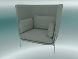 Fauteuil Cloud (LN5, 90x111 H 120cm, Pieds Chromés, Sunniva 2 717)