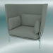 modèle 3D Fauteuil Cloud (LN5, 90x111 H 120cm, Pieds Chromés, Sunniva 2 717) - preview