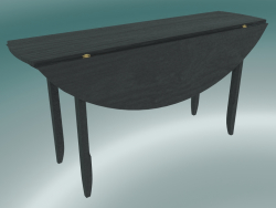 Mesa de jantar dobrável dobrada (Dark Oak)