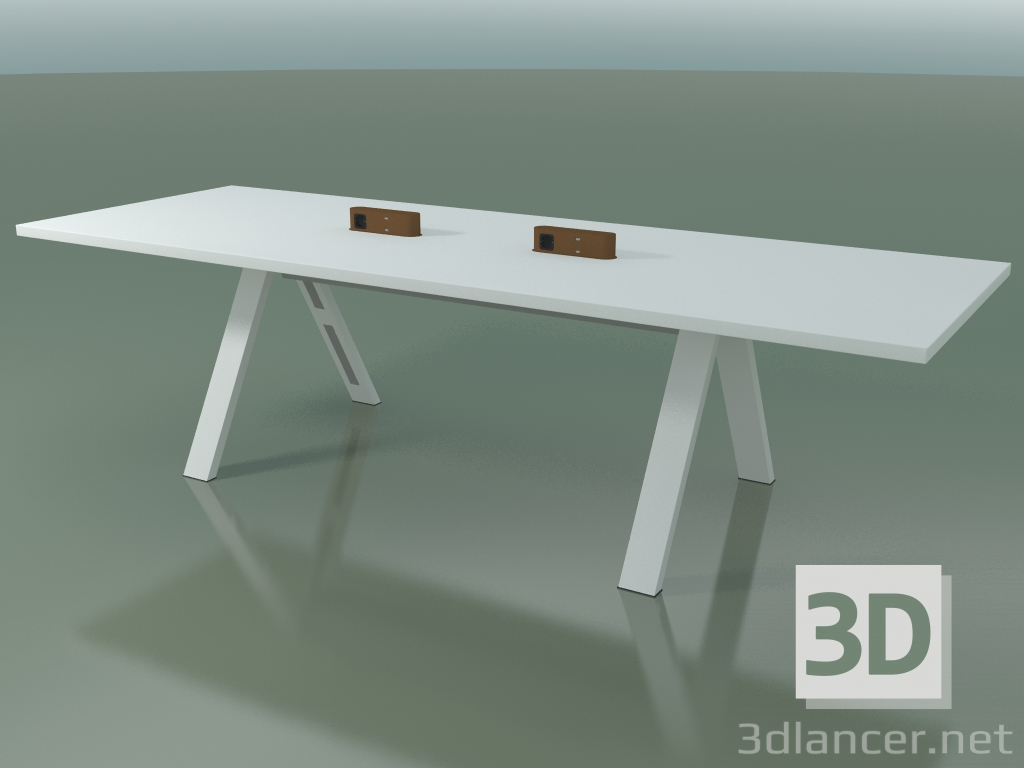 3d model Mesa con encimera de oficina 5031 (H 74 - 280 x 98 cm, F01, composición 1) - vista previa