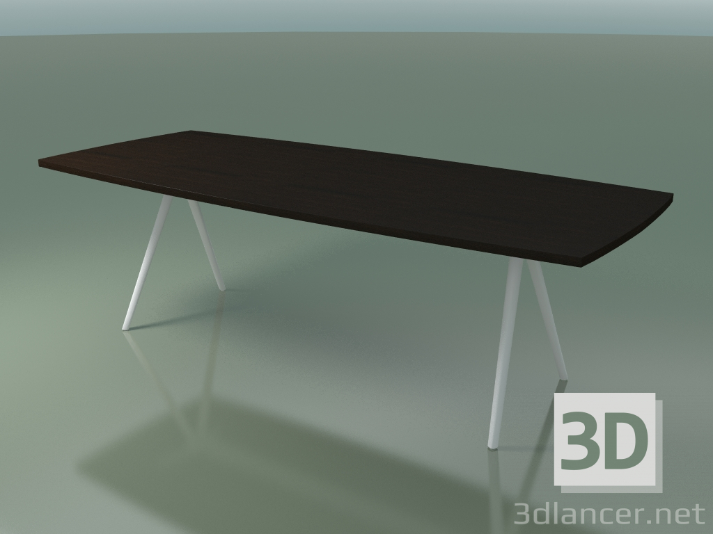 3d model Mesa en forma de jabón 5434 (H 74 - 100x240 cm, patas 150 °, chapada en wengué L21, V12) - vista previa