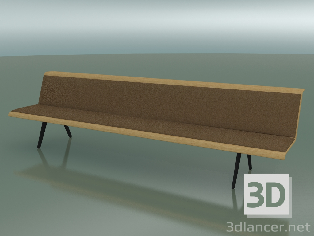 3D Modell Zentralmodul Warten 4503 (L 300 cm, natürliche Eiche) - Vorschau