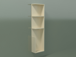 Etagère verticale (90U19004, Bone C39, L 24, P 12, H 96 cm)