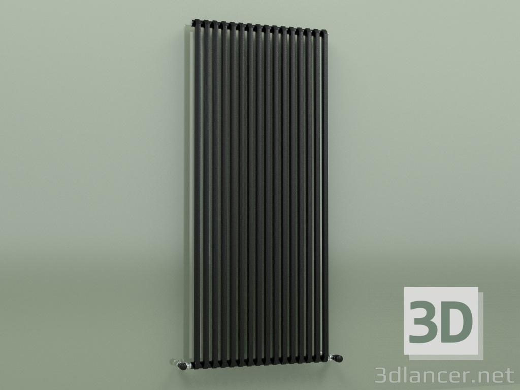 3d model Radiador SAX (H 1500 16 EL, Negro - RAL 9005) - vista previa