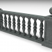 3d Railing (section) model buy - render