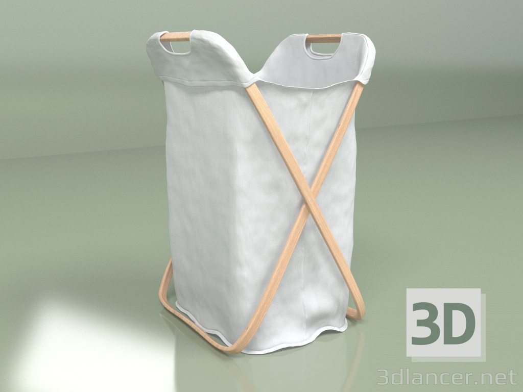 3d model Cesto de ropa Mariposa - vista previa