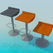 Modelo 3d Cadeiras de bar - preview