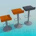 Modelo 3d Cadeiras de bar - preview