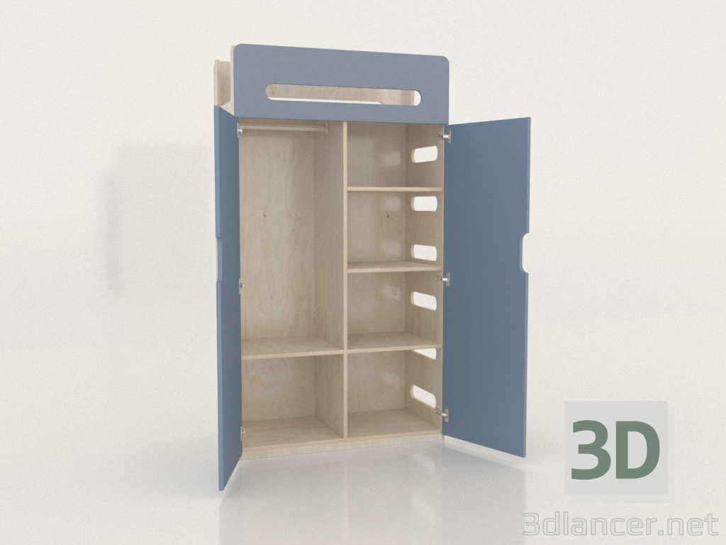 3d model Wardrobe open MOVE WA (WAMWA1) - preview