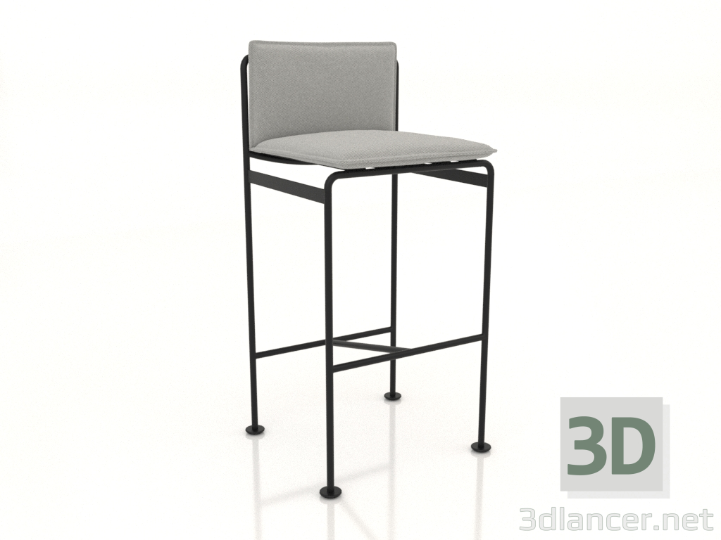 3d model silla de la barra - vista previa